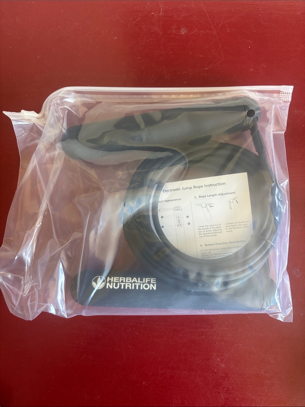 Herbal Life Nutrition Black Electronic Jump Rope
